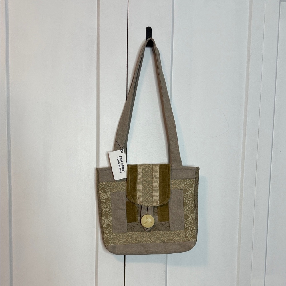 Just Mary | Quilted Patchwork Handmade bag - Repurposed materials one of a kind